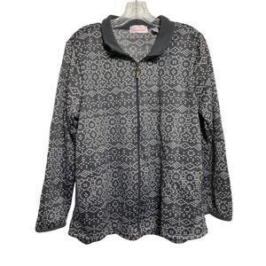 Stan Herman Full Zip Sweater Cardigan L (2590)